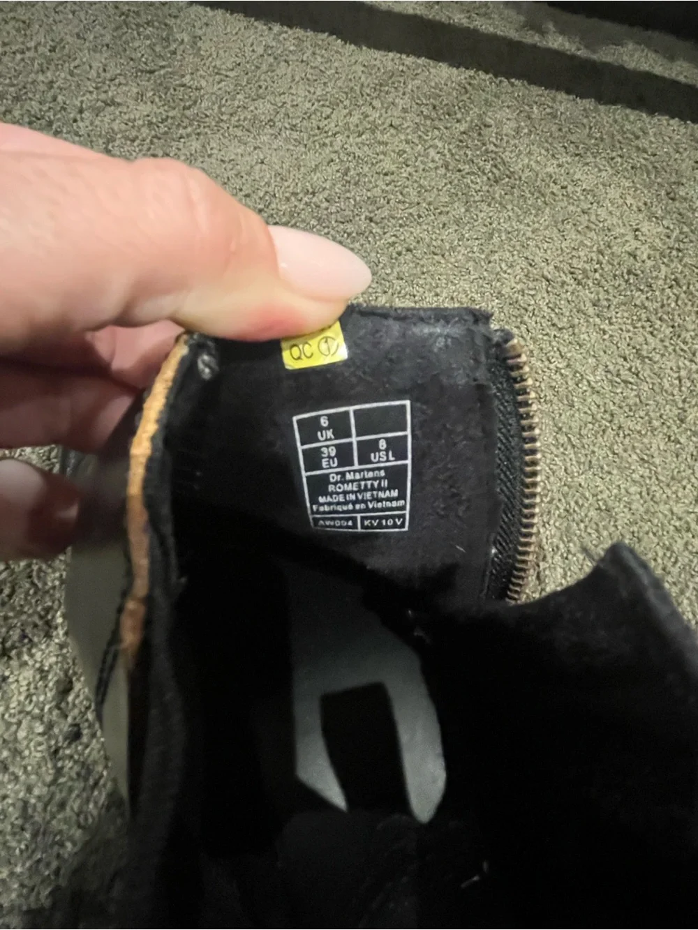 Dr. Martens Black Chelsea Platform Booties with Yellow Stitching
